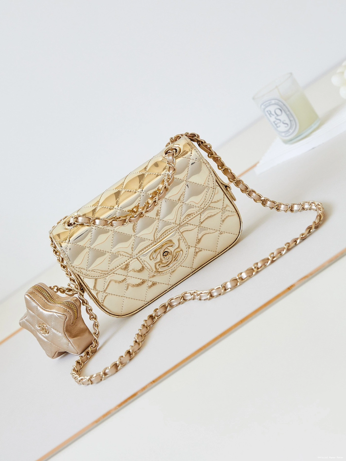 COIN STAR CHANEL FLAP PURSE & BAG MINI 0714